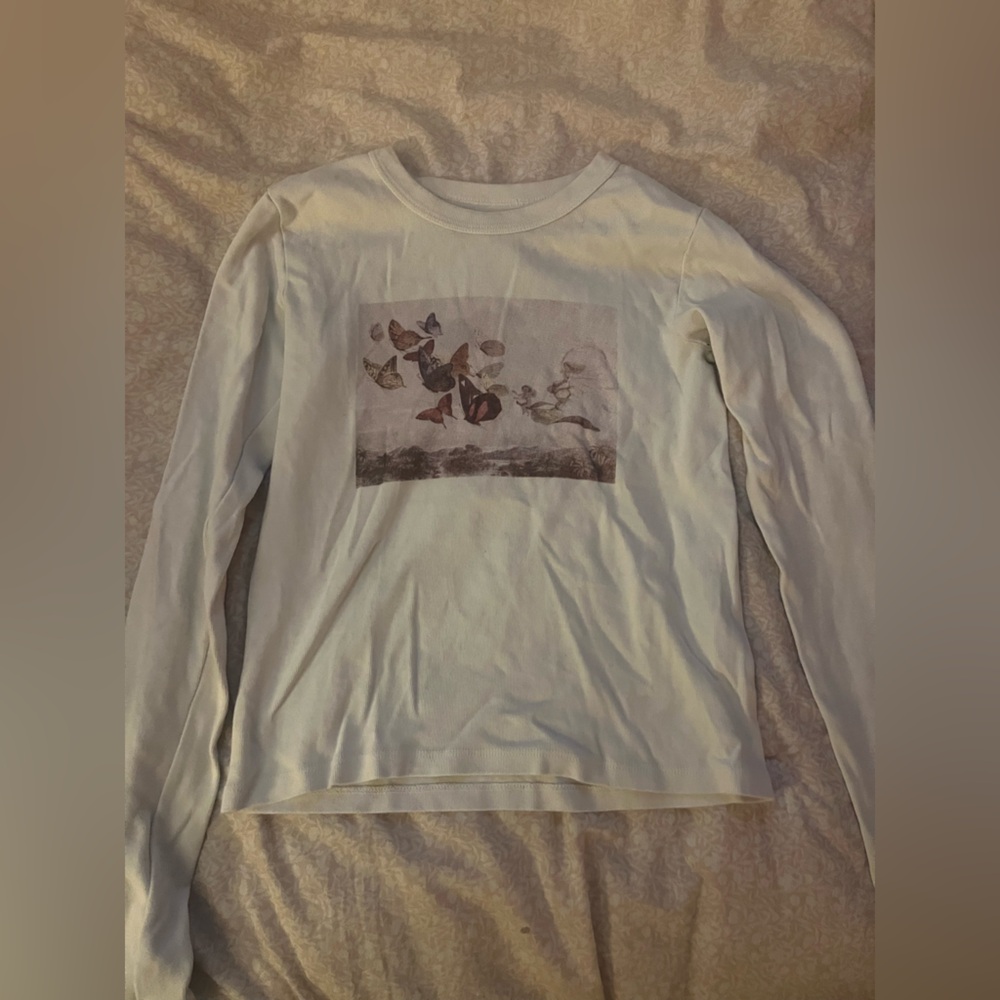 brandy mellville butterfly longsleeve